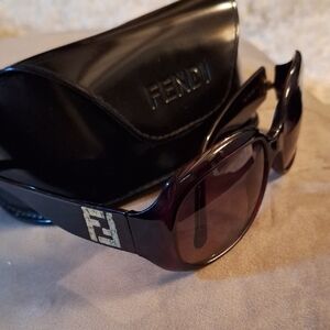 Fendi Brown Sunglasses with Case